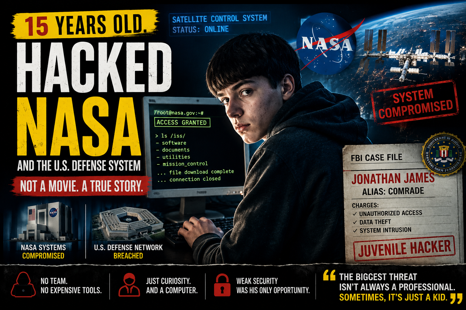 The Teenager Who Hacked NASA Computers