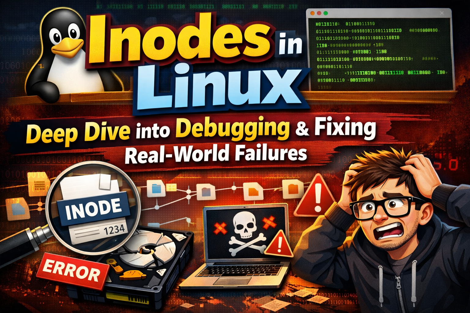 Inodes in Linux — Deep Dive into Debugging & Fixing Real-World Failures