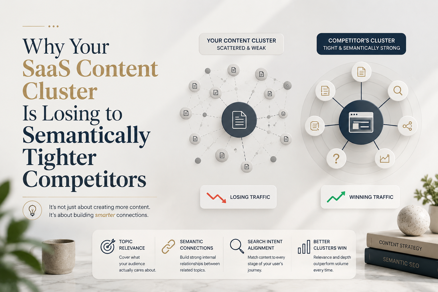 Why Your SaaS Content Cluster Is Losing to Semantically Tighter Competitors