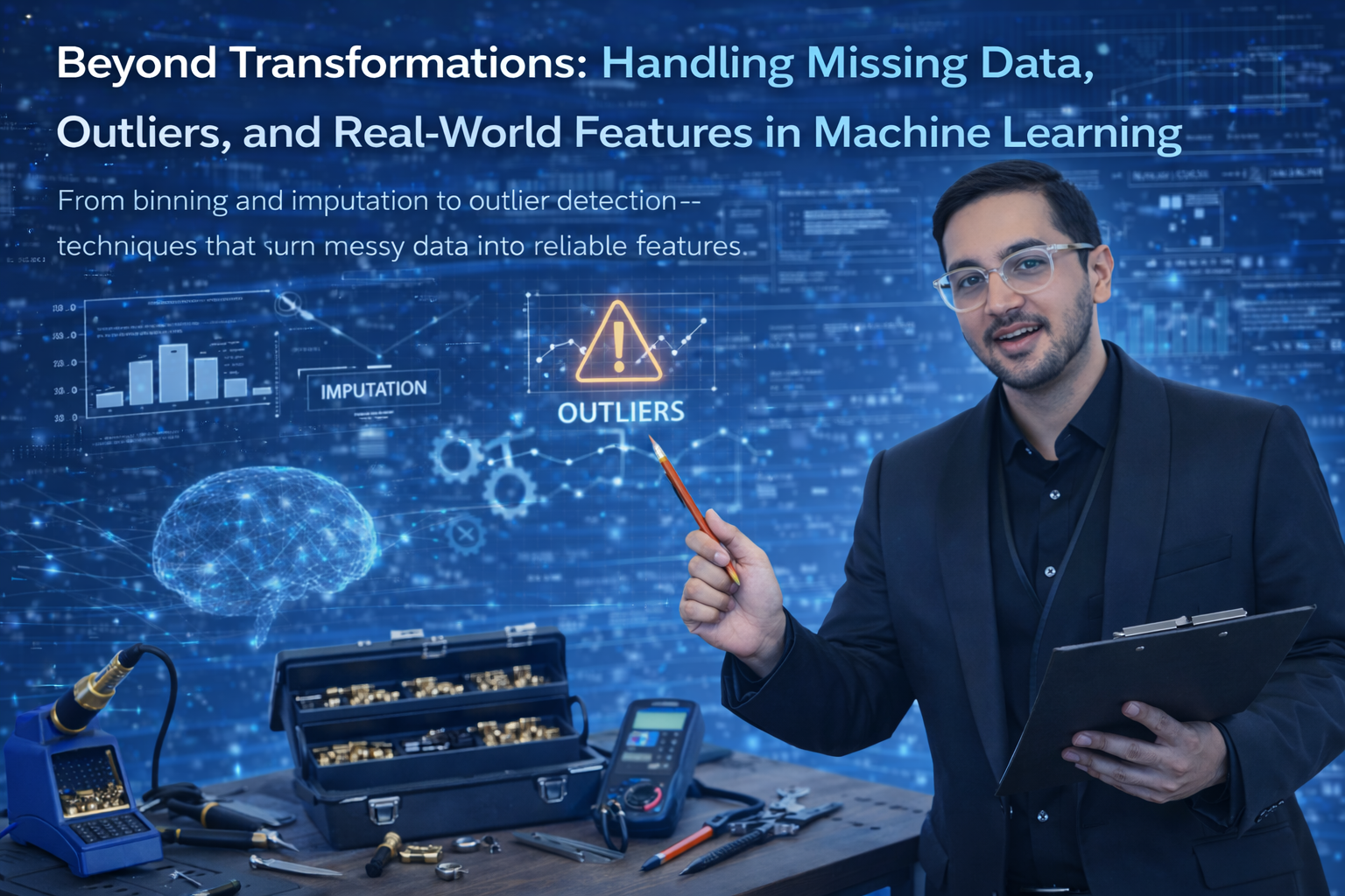 Beyond Transformations: Handling Missing Data, Outliers, and Real-World Features in Machine…