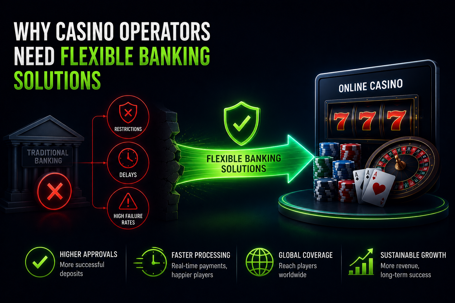 Why Casino Operators Need Flexible Banking Solutions