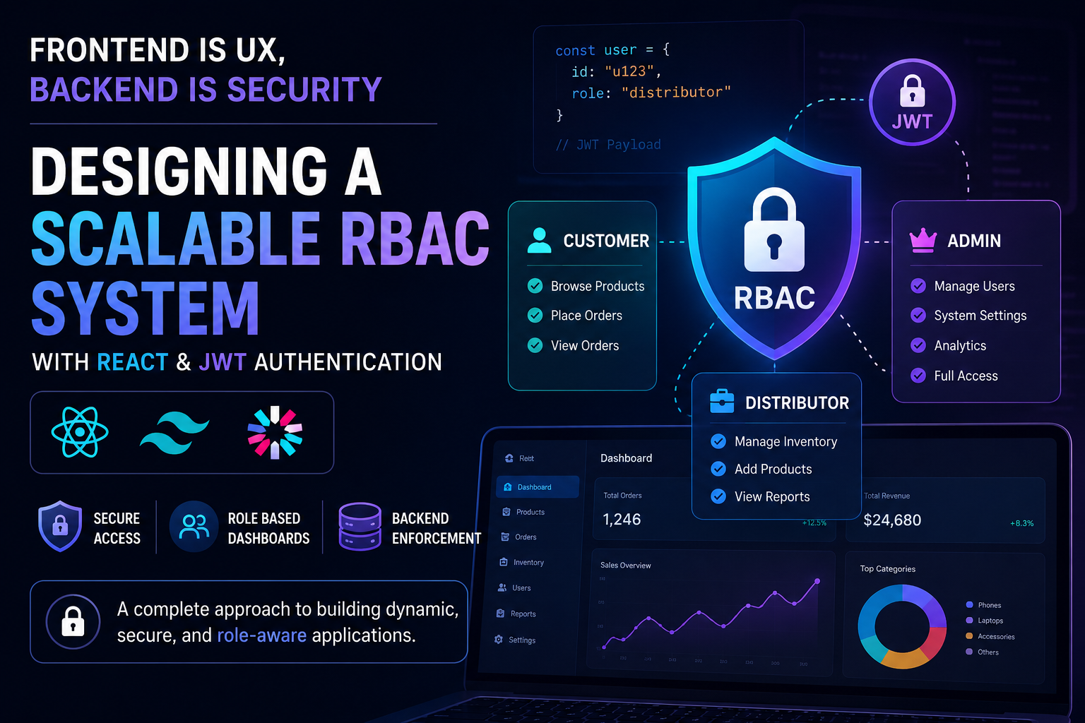 Frontend is UX, Backend is Security: Designing a Scalable RBAC System with React and JWT