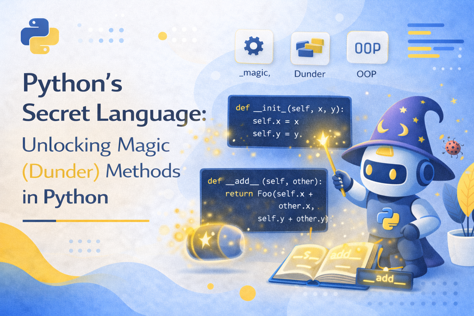 Python's Secret Language: Unlocking Dunder Methods