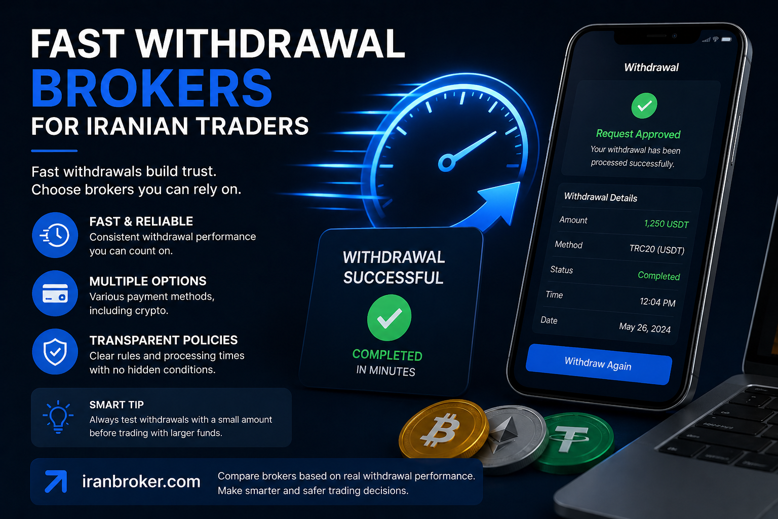 Fast Withdrawal Brokers for Iranian Traders