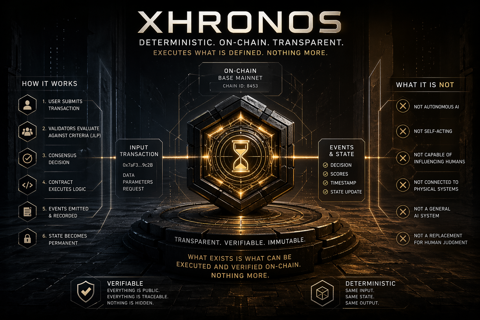 XHRONOS — What the System Is (and What It Is Not)