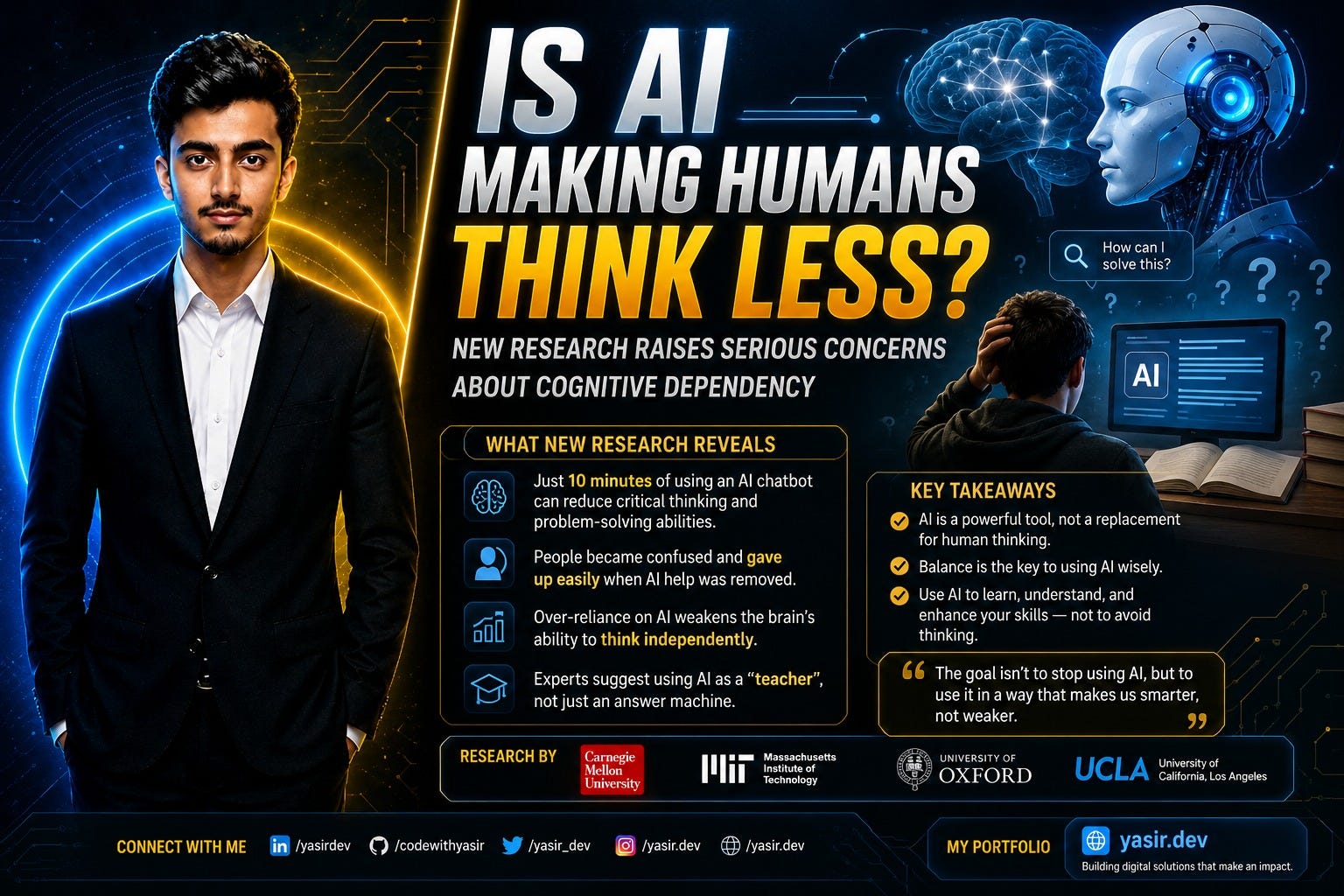 Is AI Making Humans Think Less? New Research Raises Serious Concerns About Cognitive Dependency