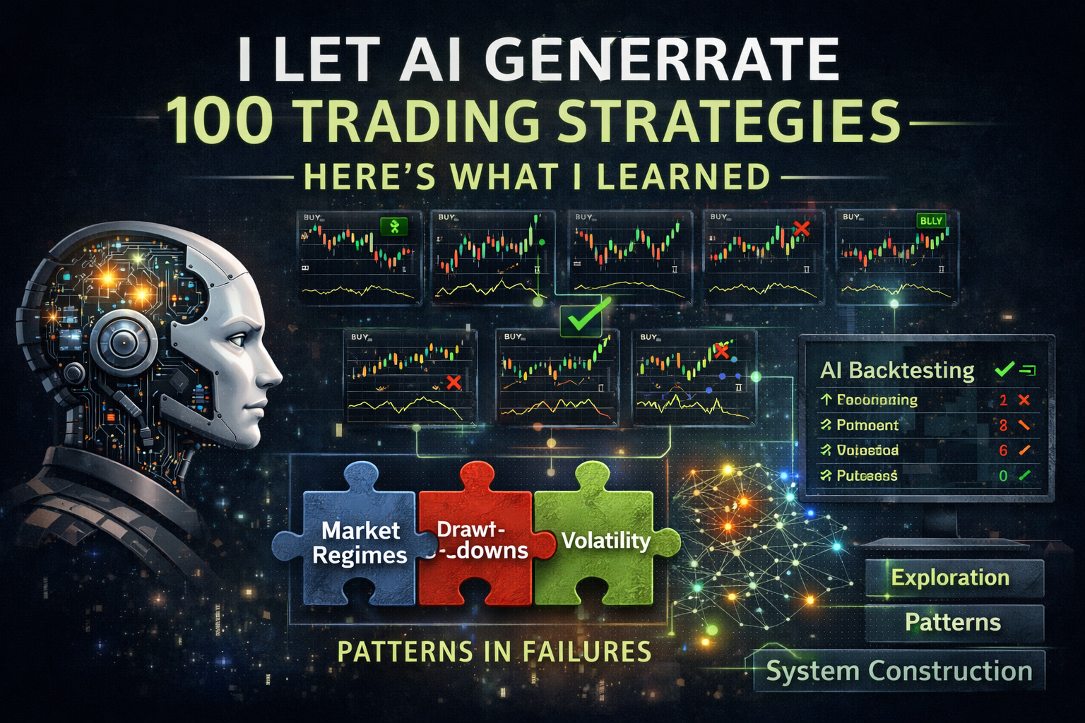I Let AI Generate 100 Trading Strategies-Here’s What I Learned