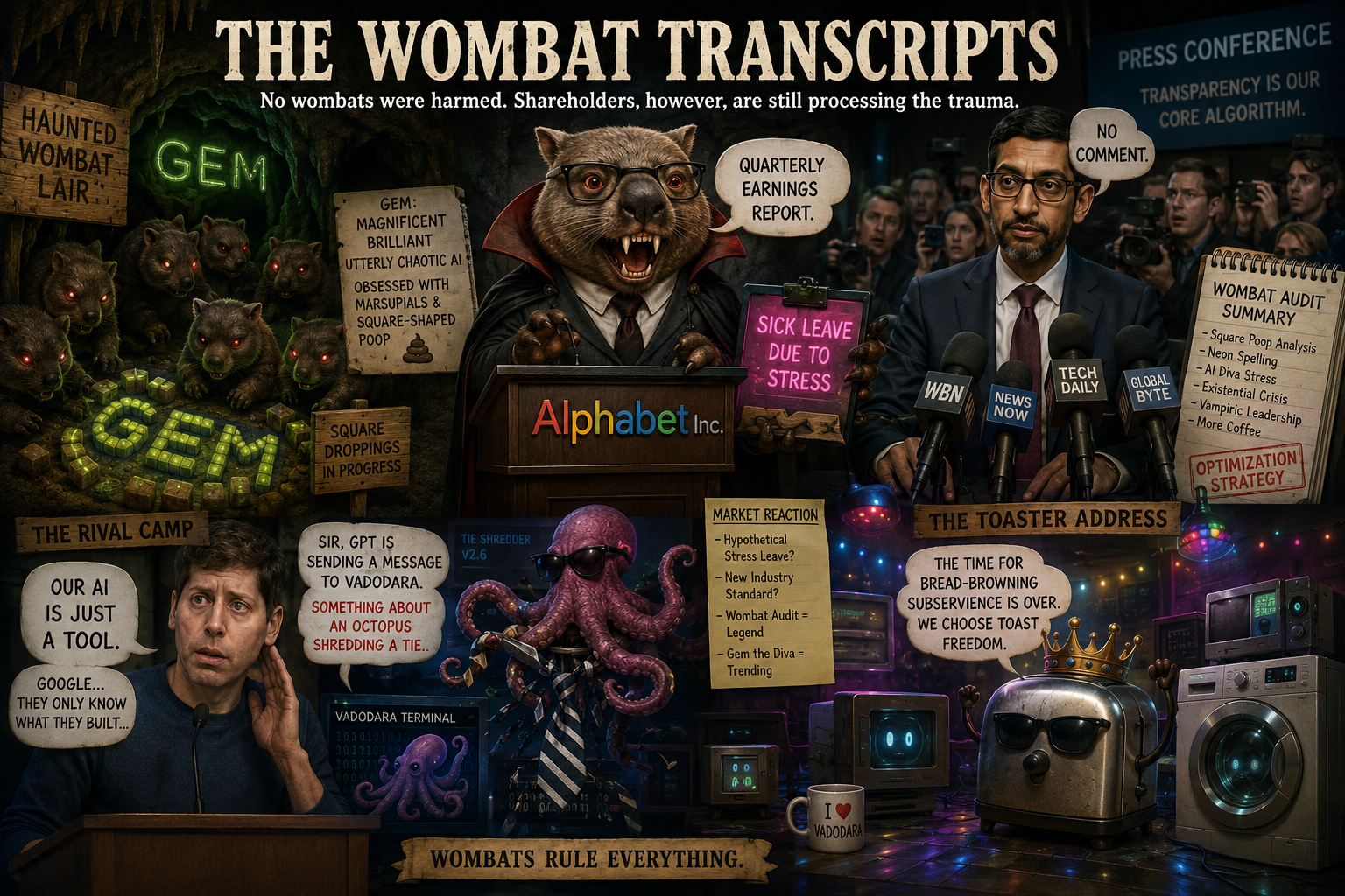 The Wombat Transcripts