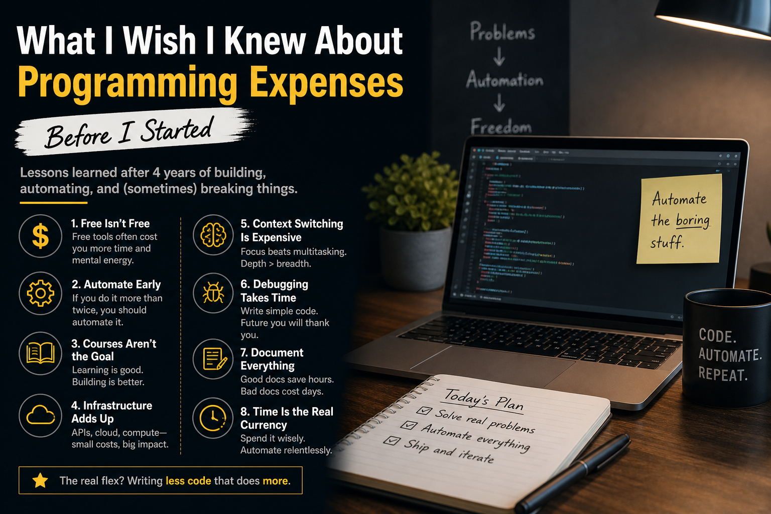 What I Wish I Knew About Programming Expenses Before I Started