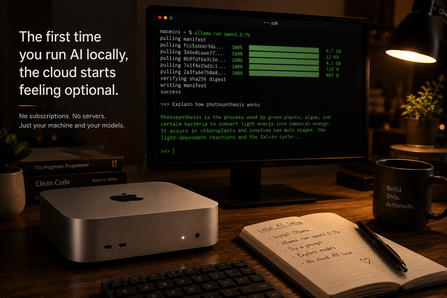 How to Install Local AI on Your Mac Mini (No Cloud, No Subscription)