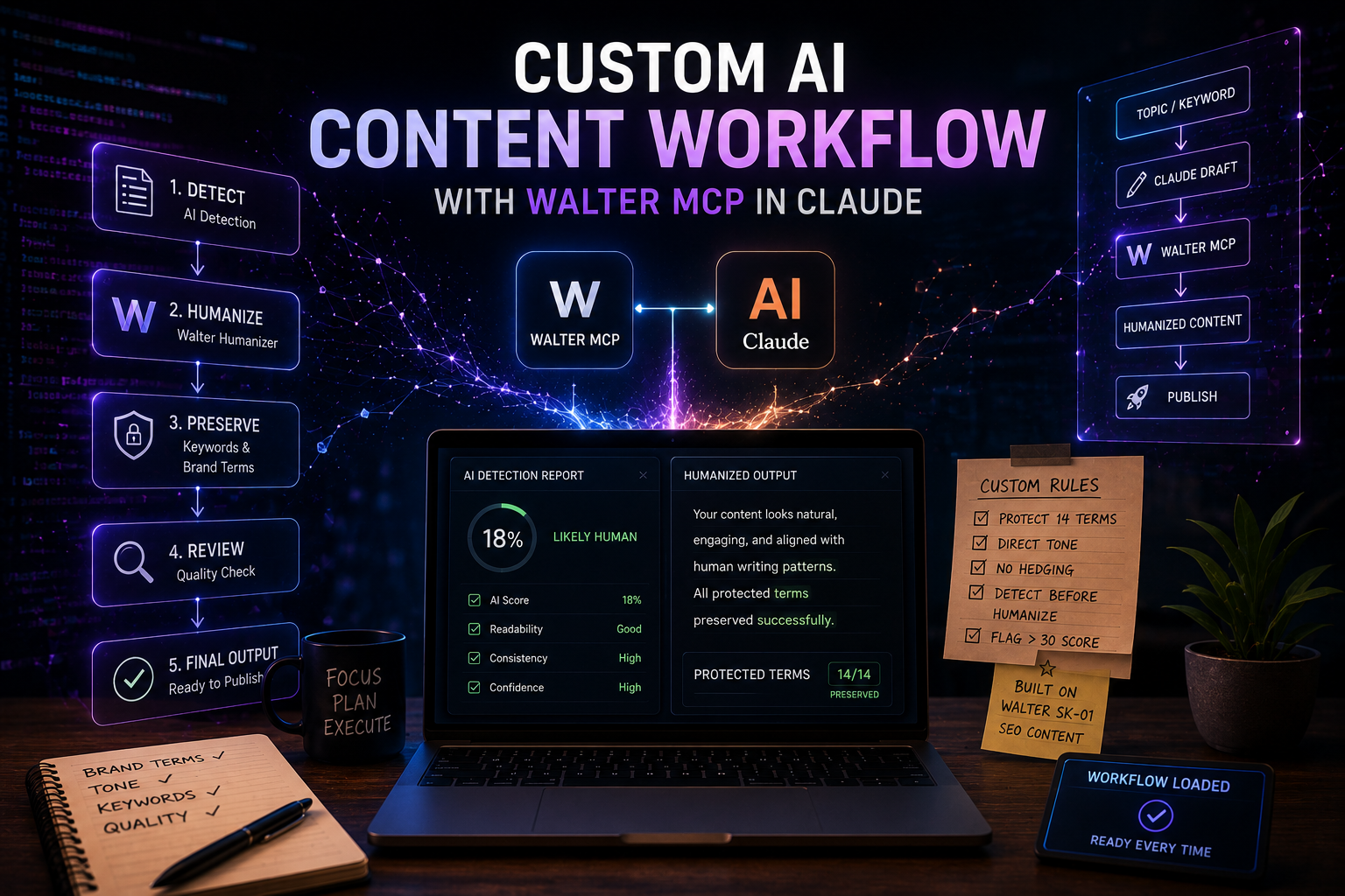 How I Built a Custom AI Content Workflow With Walter MCP in Claude