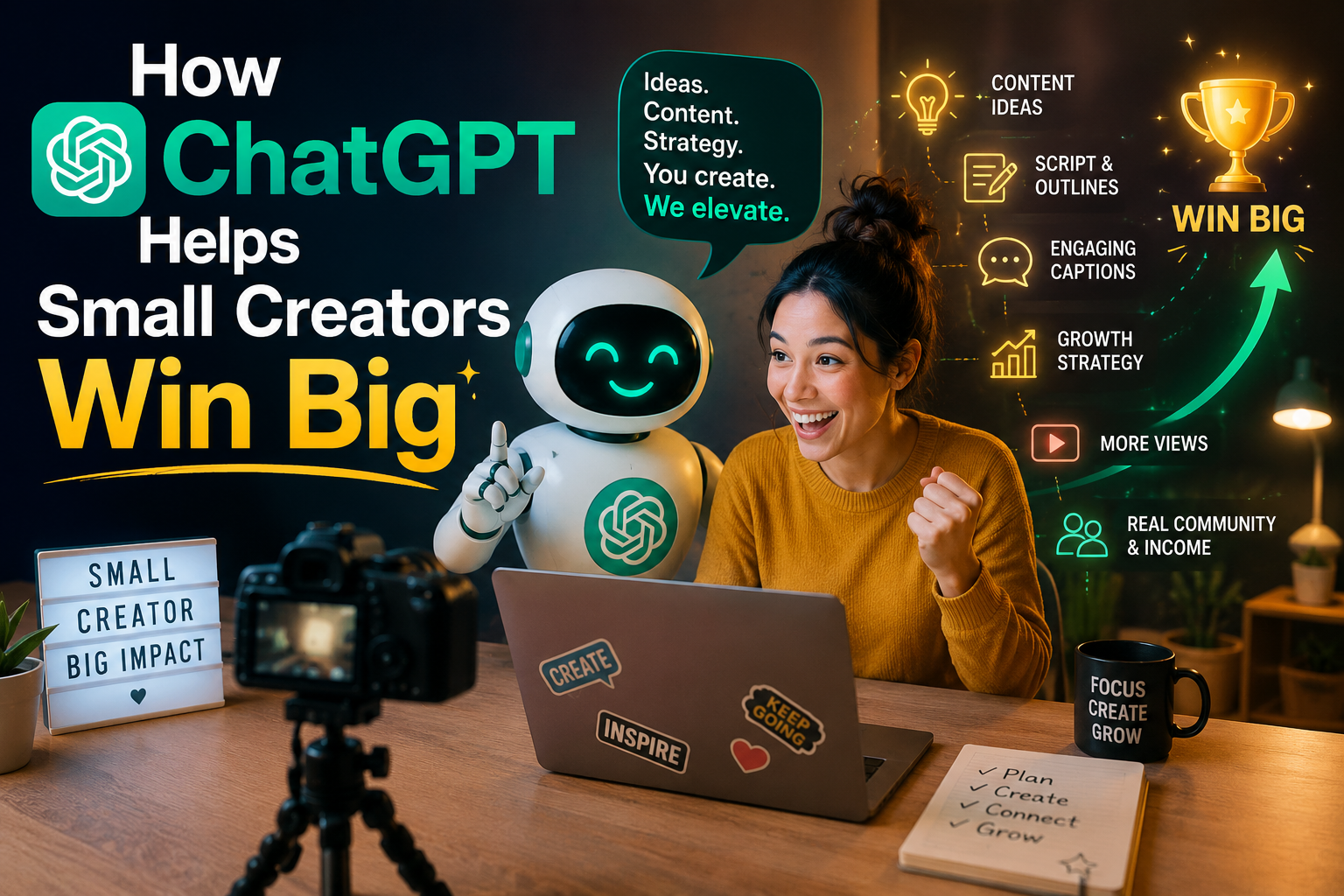 How ChatGPT Helps Small Creators Win Big