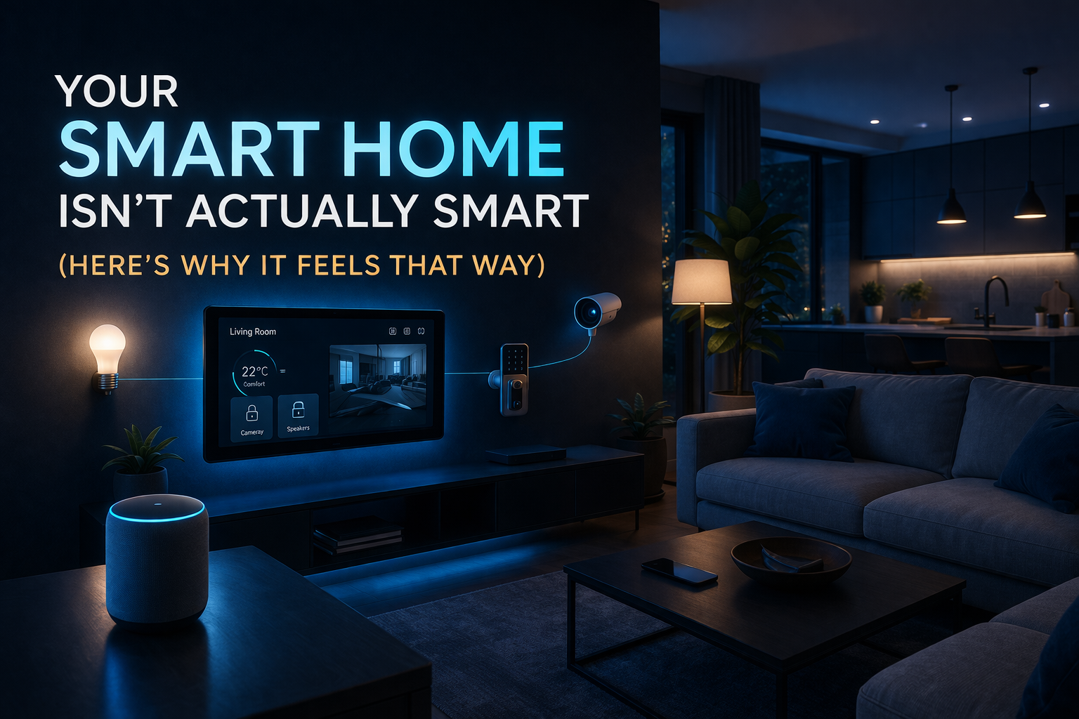Your Smart Home Isn’t Actually Smart (Here’s Why It Feels That Way)