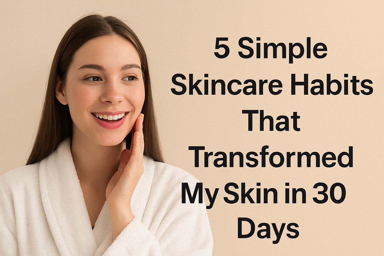 5 Simple Skincare Habits That Transformed My Skin in 30 Days