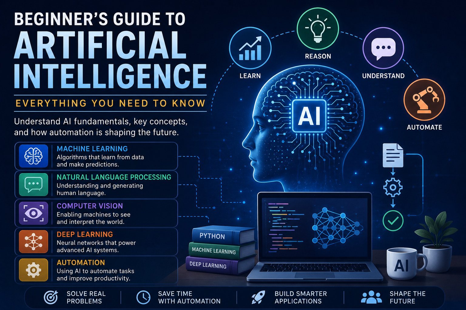 Beginner’s Guide to Artificial Intelligence: Everything You Need to Know