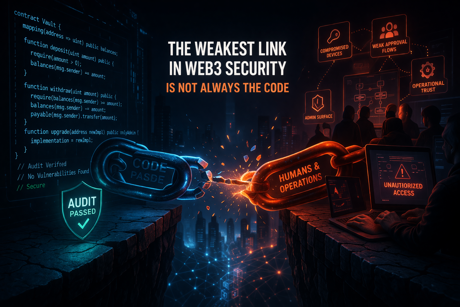 The Weakest Link in Web3 Security Is Not Always the Code