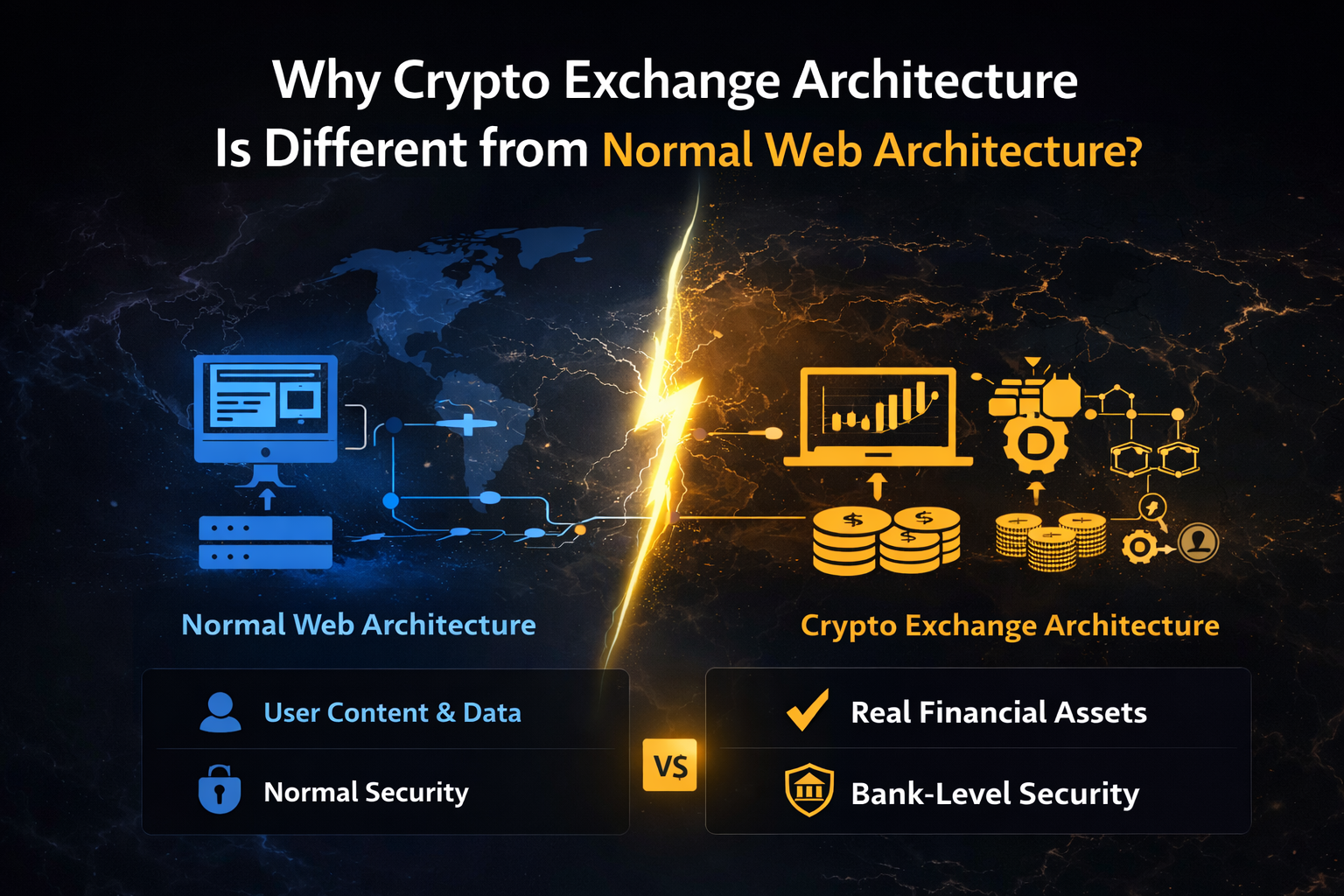 Why Crypto Exchange Architecture Is Different from Normal Web Architecture?