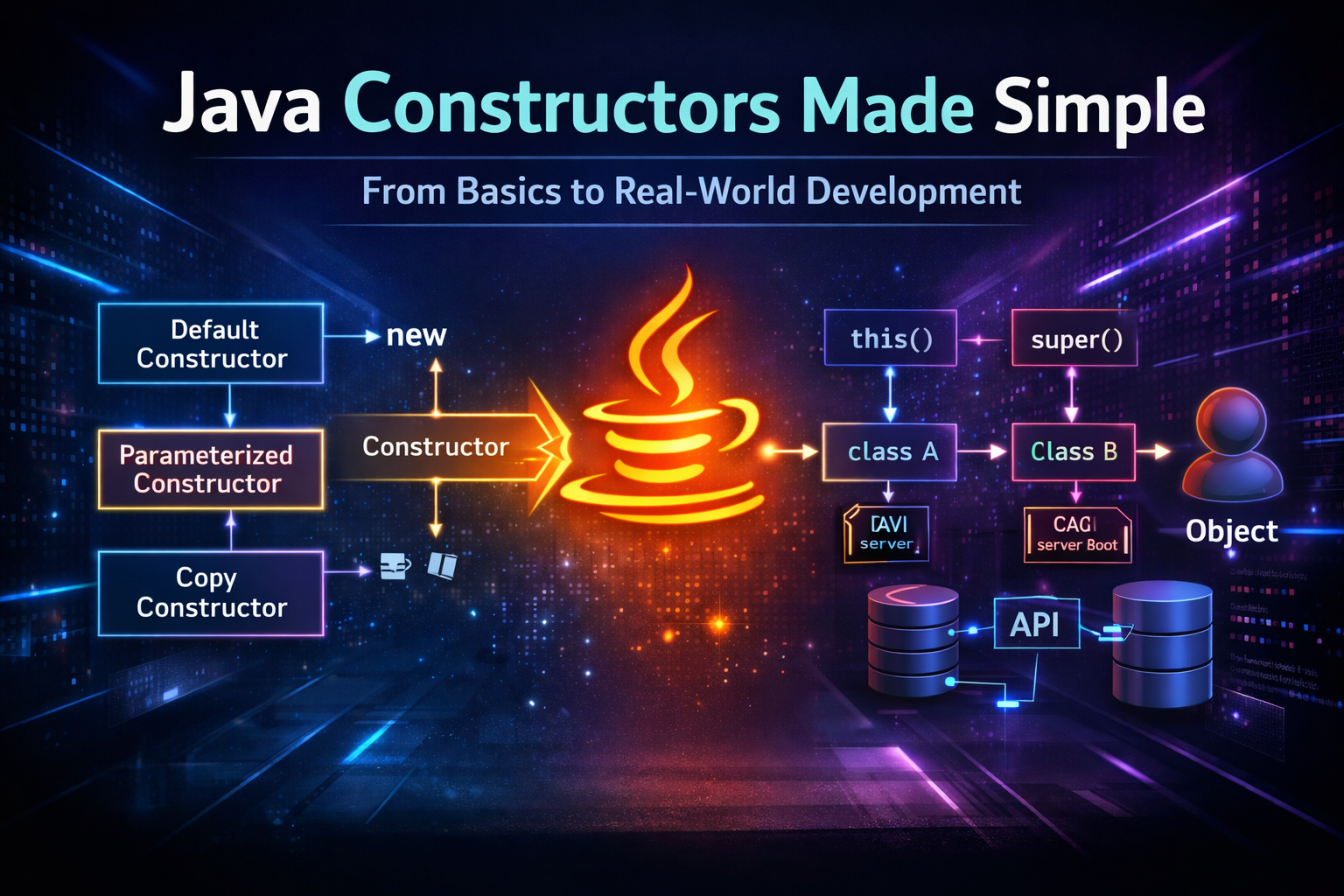 Java + Spring Boot Blueprint (Blog 11 — Constructors in Java (Complete Guide with Real Backend…