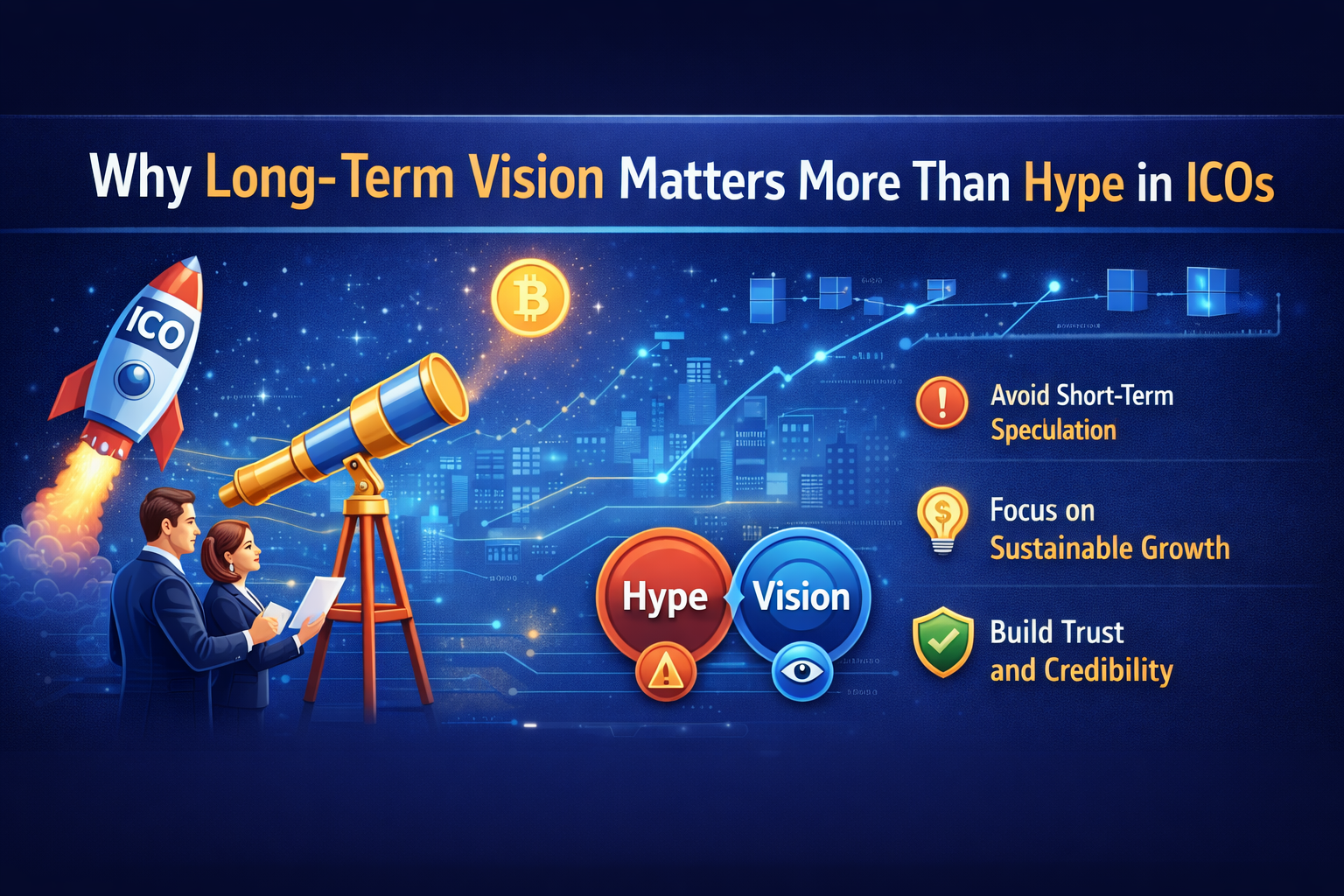 Long-Term Vision Matters More Than Hype in ICOs