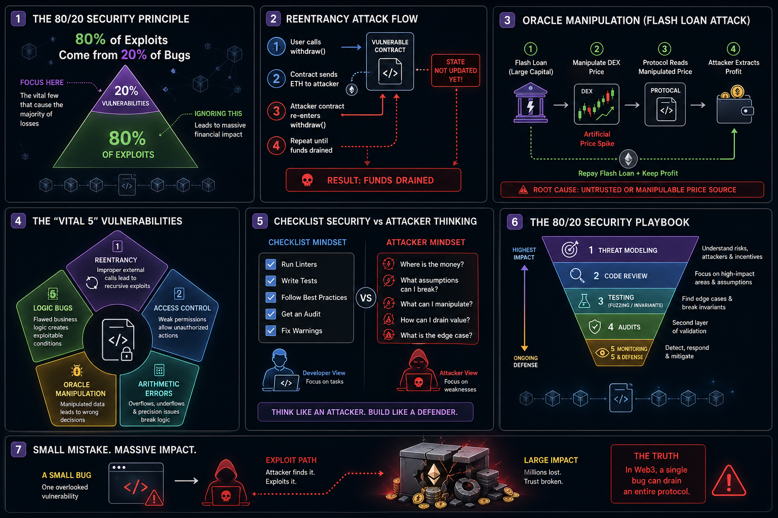 The 80/20 Principle in Smart Contract Security: How to Prevent 80% of Exploits with 20% Effort
