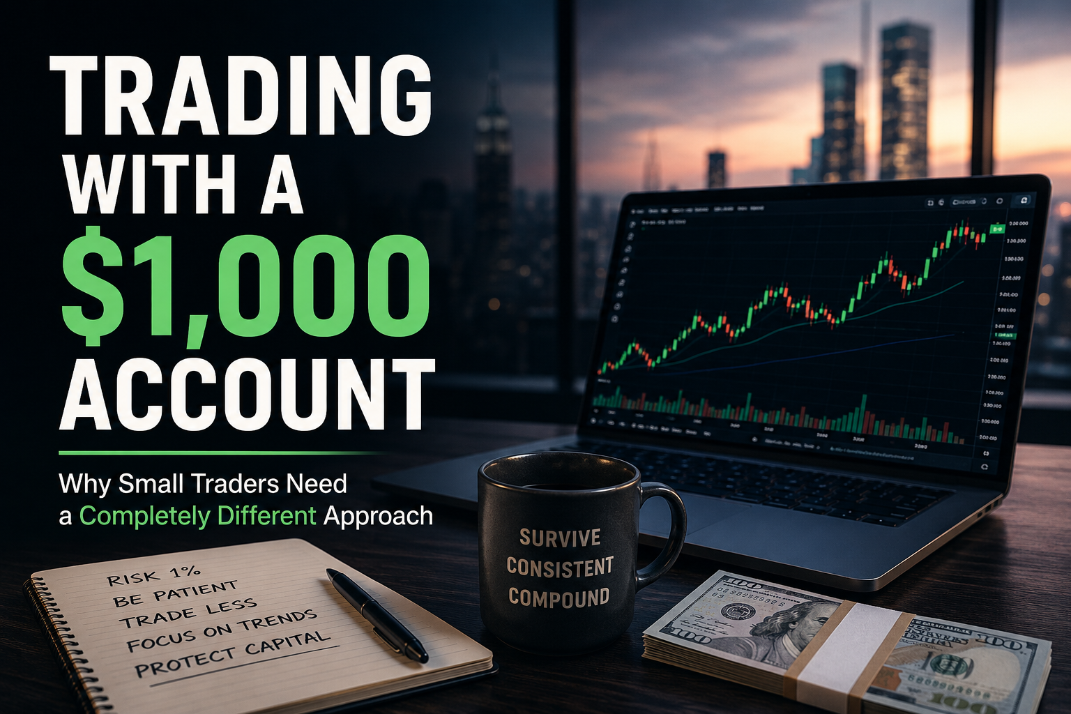 Trading With a $ 1,000 Account: Why Small Traders Need a Completely Different Approach