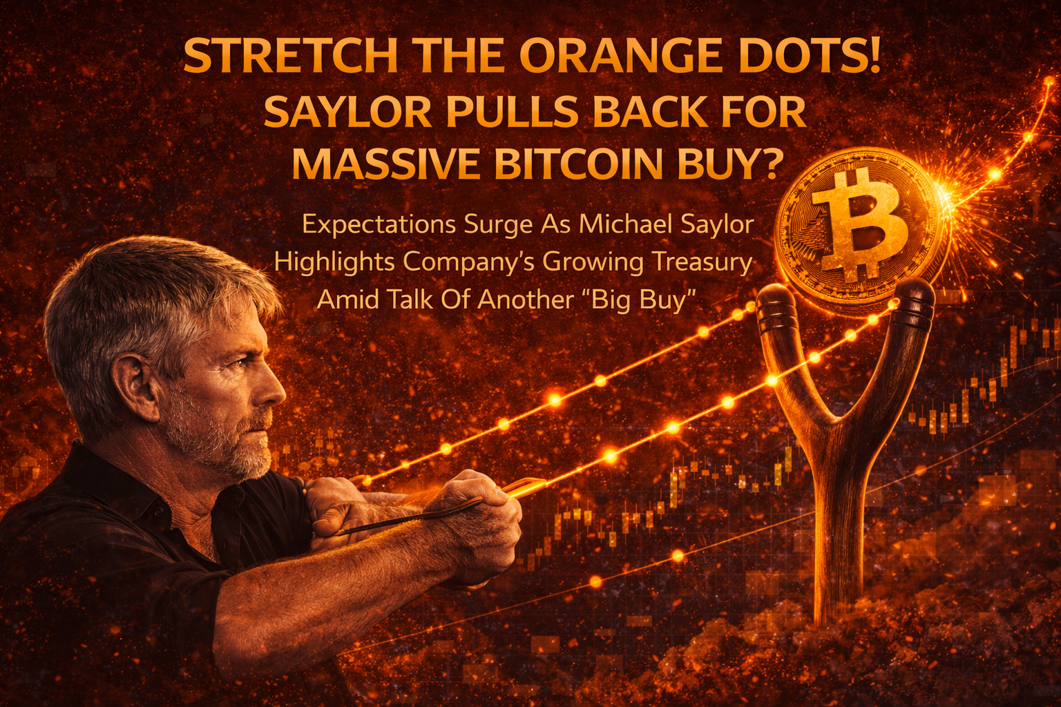 ‘Stretch the Orange Dots’: Saylor’s Signal Ignites Massive Bitcoin Buying Expectations