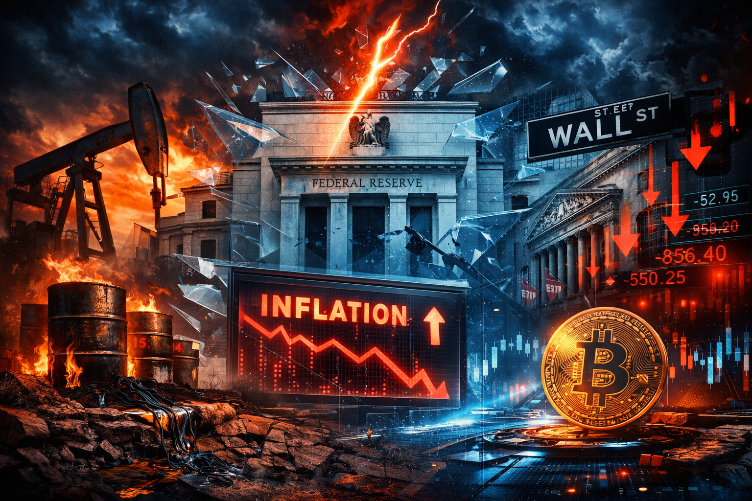 Oil, Inflation, and a Fed Cornered: Markets Face Growing Downside Pressure | March 11, 2026