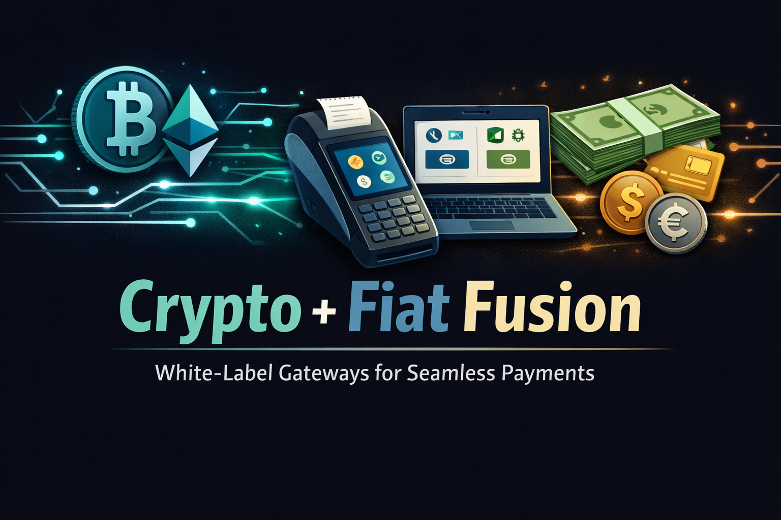 Crypto + Fiat Fusion: White‑label gateways that let merchants accept crypto + fiat seamlessly and…