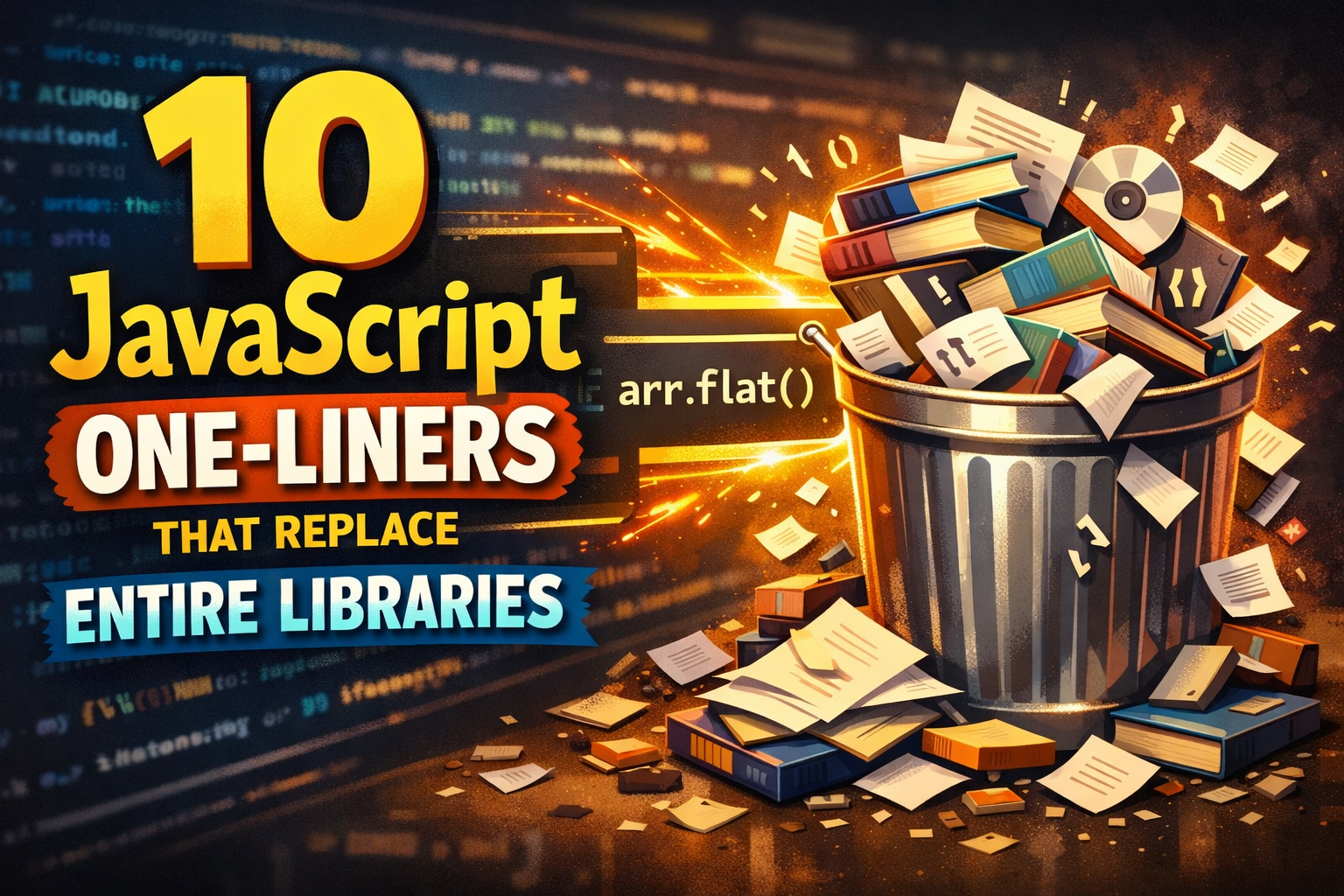 10 JavaScript One-Liners That Replace Entire Libraries