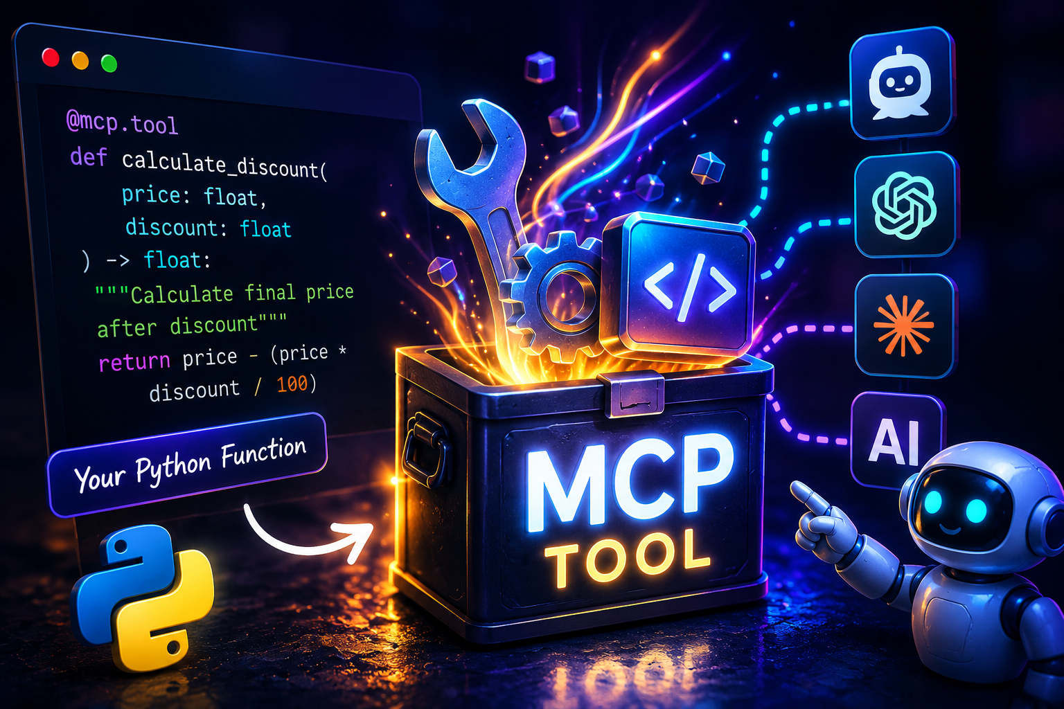 Turning Any Python Function into an MCP Tool Using FastMCP (With Transport Layers Explained)