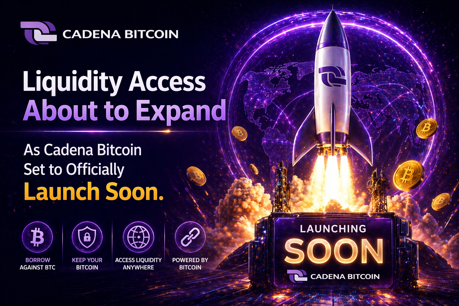 Liquidity Access About to Expand As Cadena Bitcoin Set to Officially Launch Soon