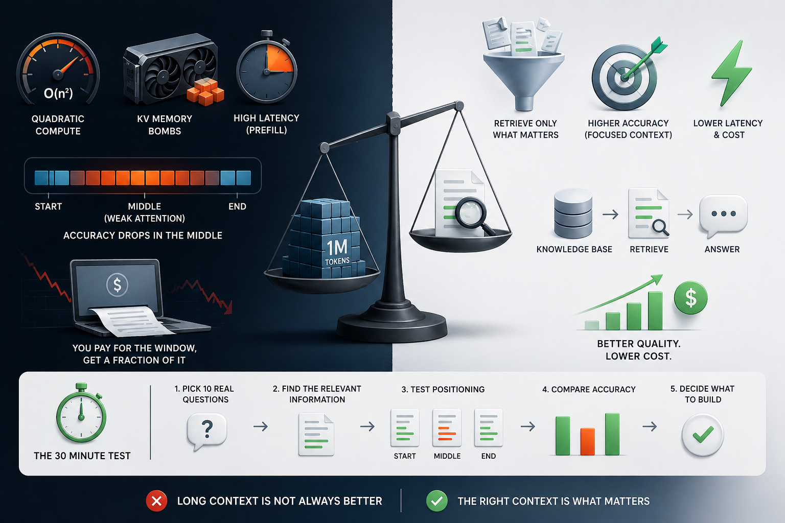 The hidden cost behind every 1M token context window
