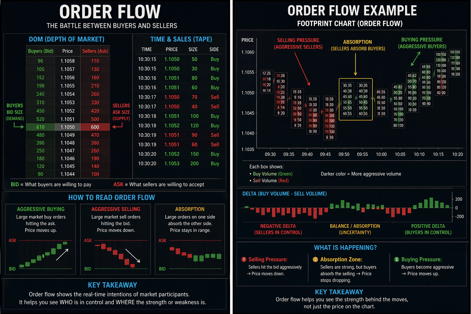 Order Flow in Trading: The Hidden Language of the Market