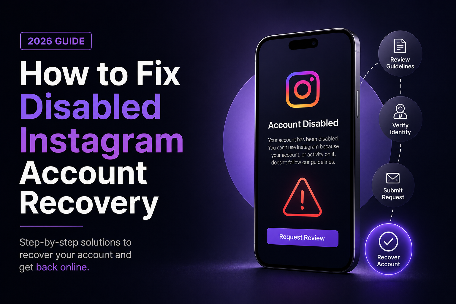 How to Find the Instagram Appeal Form to Recover an Instagram Account?