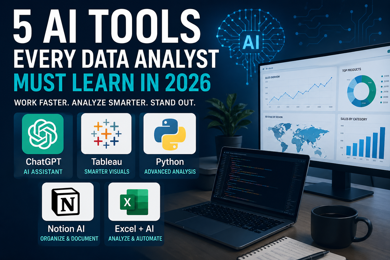 5 AI Tools Every Data Analyst Must Learn in 2026