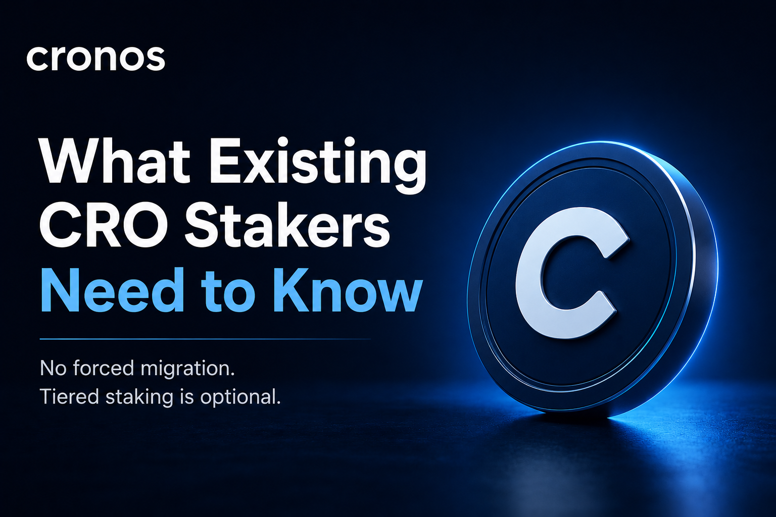 What Existing CRO Stakers Need to Know