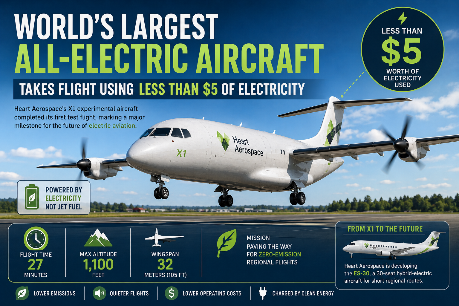 largest all-electric aircraftWorld’s Largest All-Electric Aircraft Mak