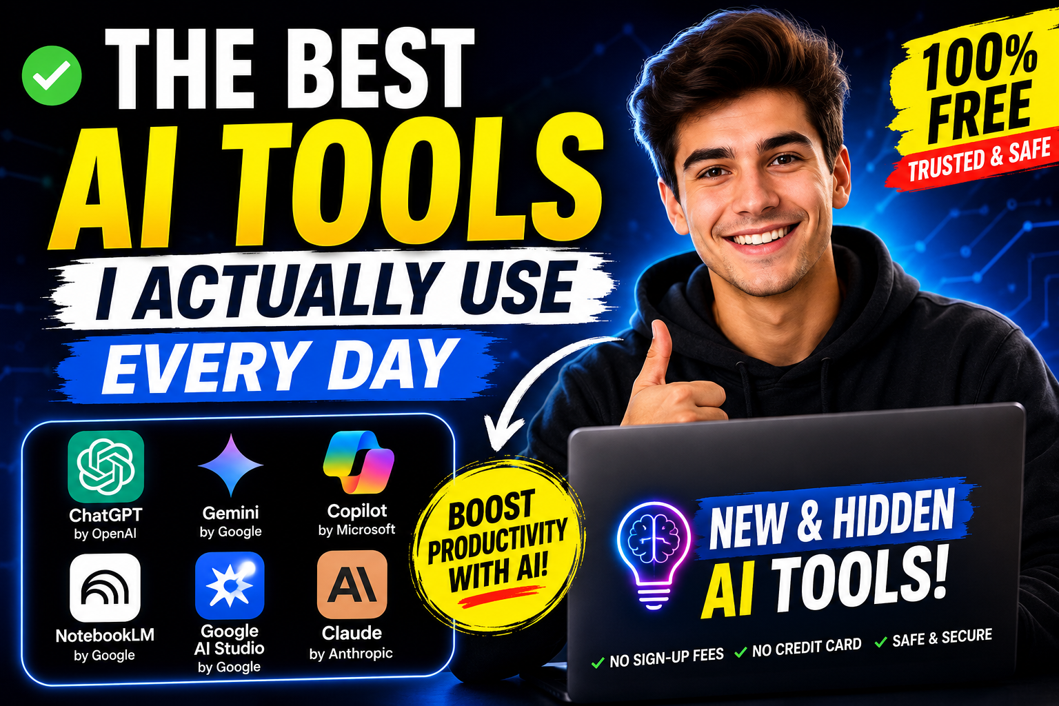 The Best Free AI Tools I Actually Use Every Day
