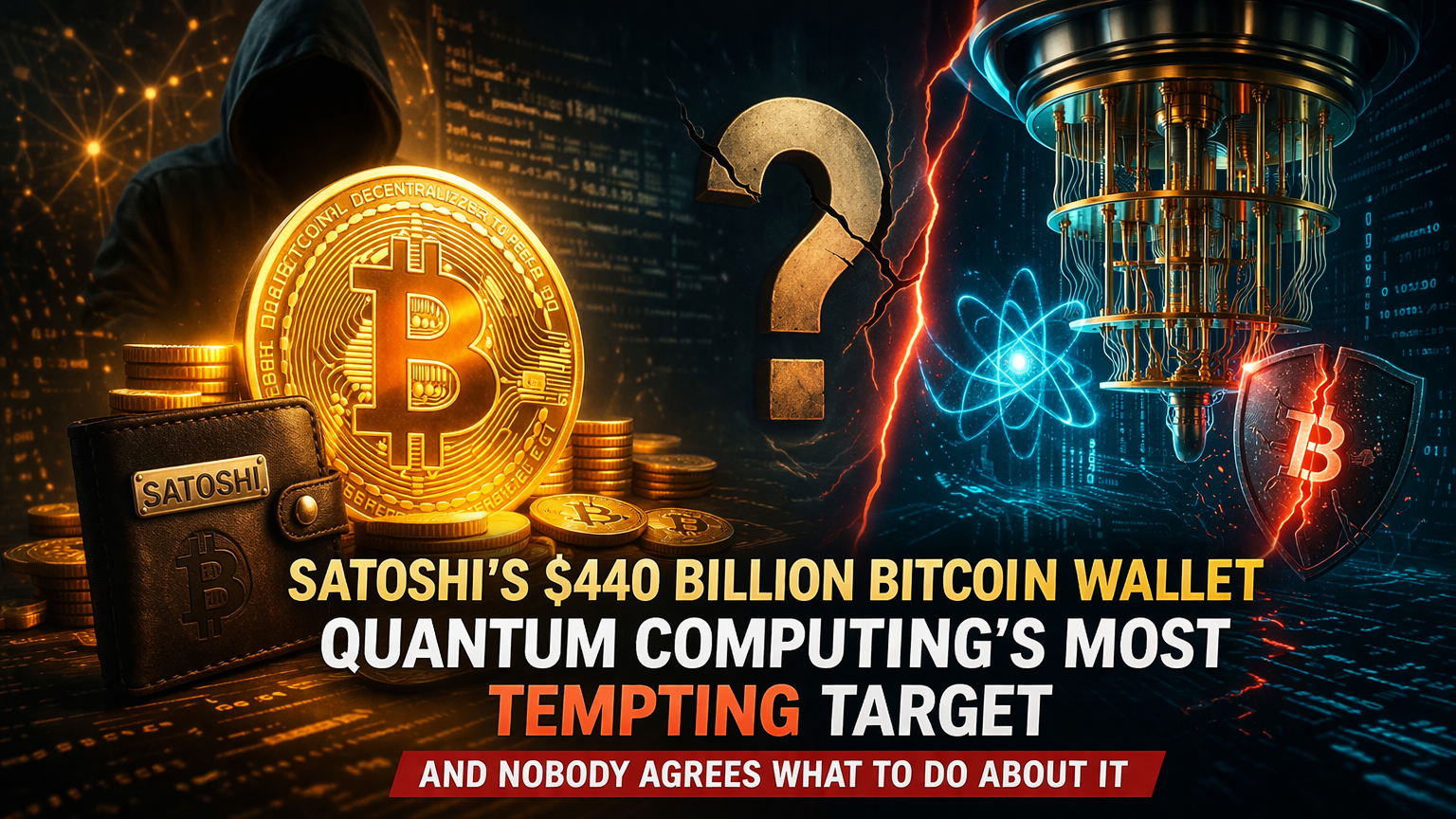 Satoshi’s $440 Billion Bitcoin Wallet Is Quantum Computing’s Most Tempting Target and Nobody Agrees…