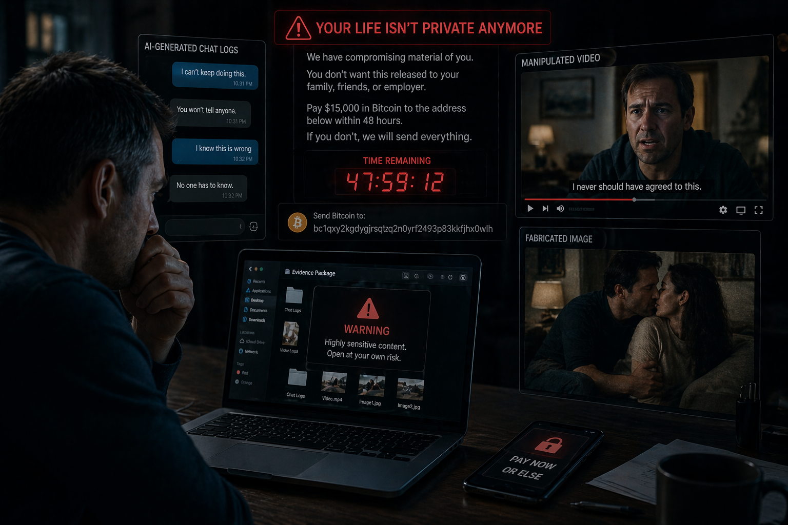 Digital Hostage: How Attackers Use AI to Blackmail with Synthetic Evidence