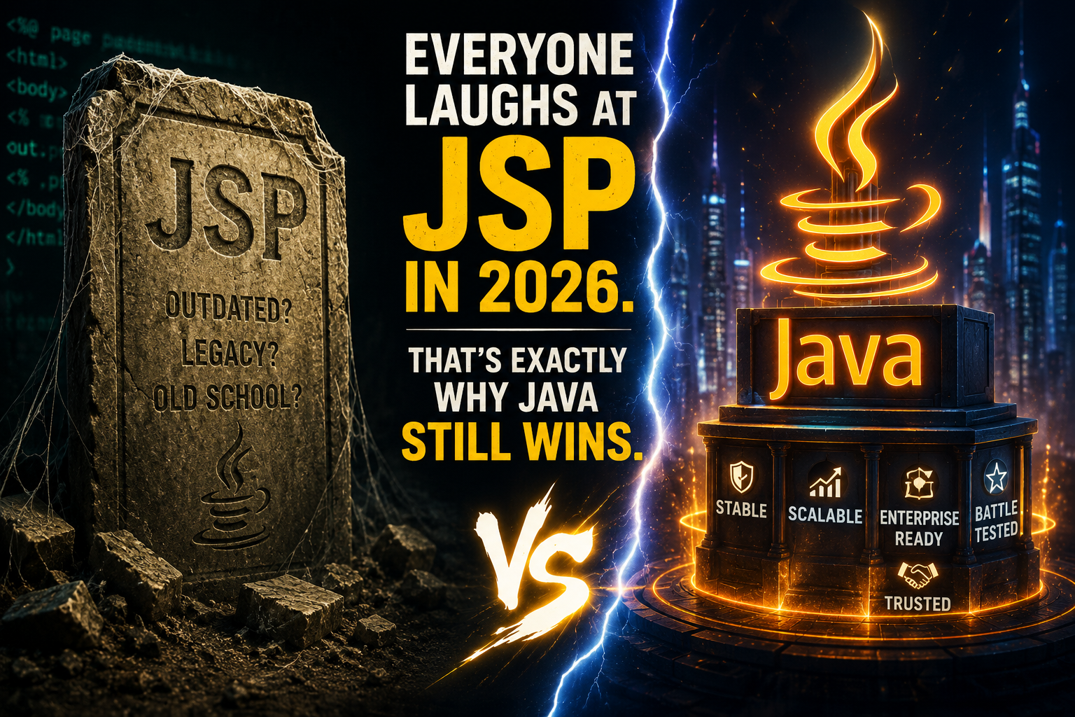 Everyone Laughs At JSP In 2026. That’s Exactly Why Java Still Wins