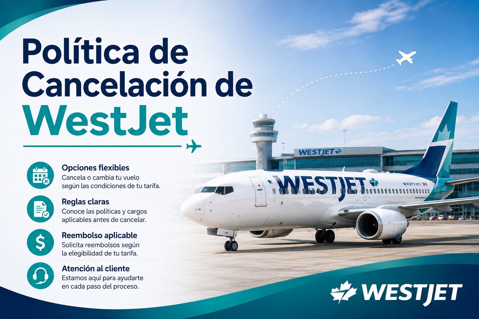 Política de Cancelación de WestJet: Reembolsos Créditos y Cambios de R