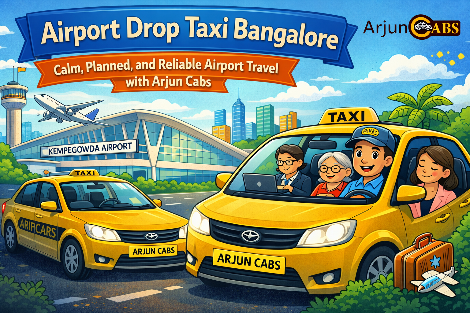 Airport Drop Taxi Bangalore: Calm Planned and Reliable Airport Travel