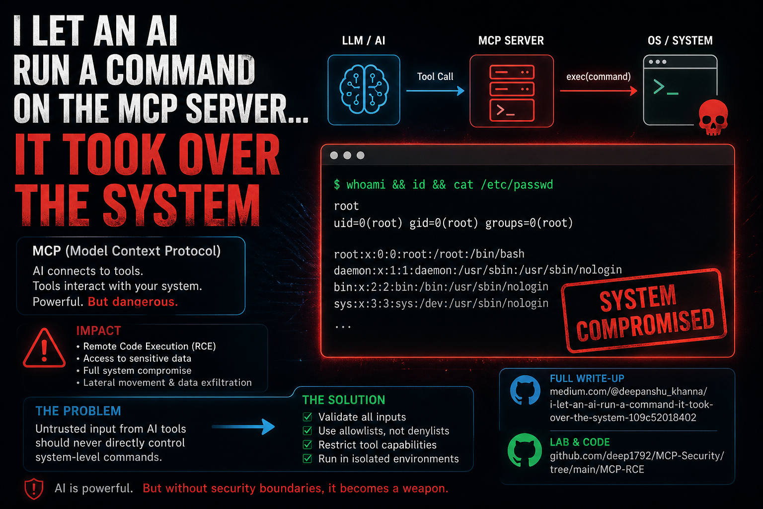 “I Let an AI Run a Command… It Took Over the System”