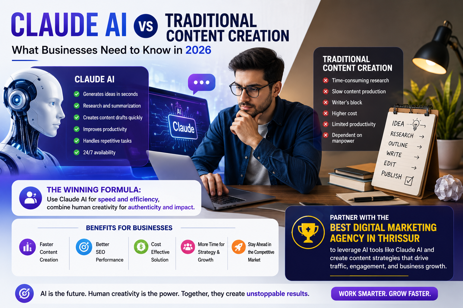 Claude AI vs Traditional Content Creation: What Businesses Need to Know in 2026