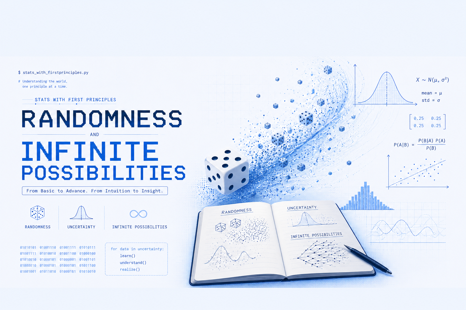 Stats_with_FirstPrinciples 01: How Randomness and Uncertainty give bith to Probability?