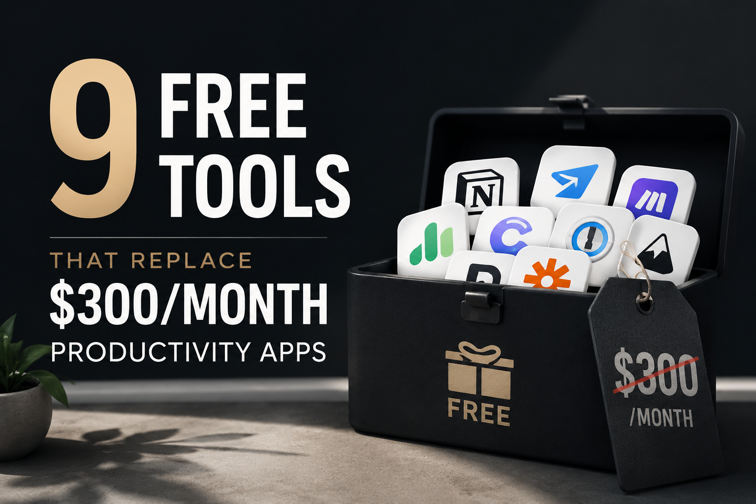 9 Free Tools That Replace $300/Month Productivity Apps