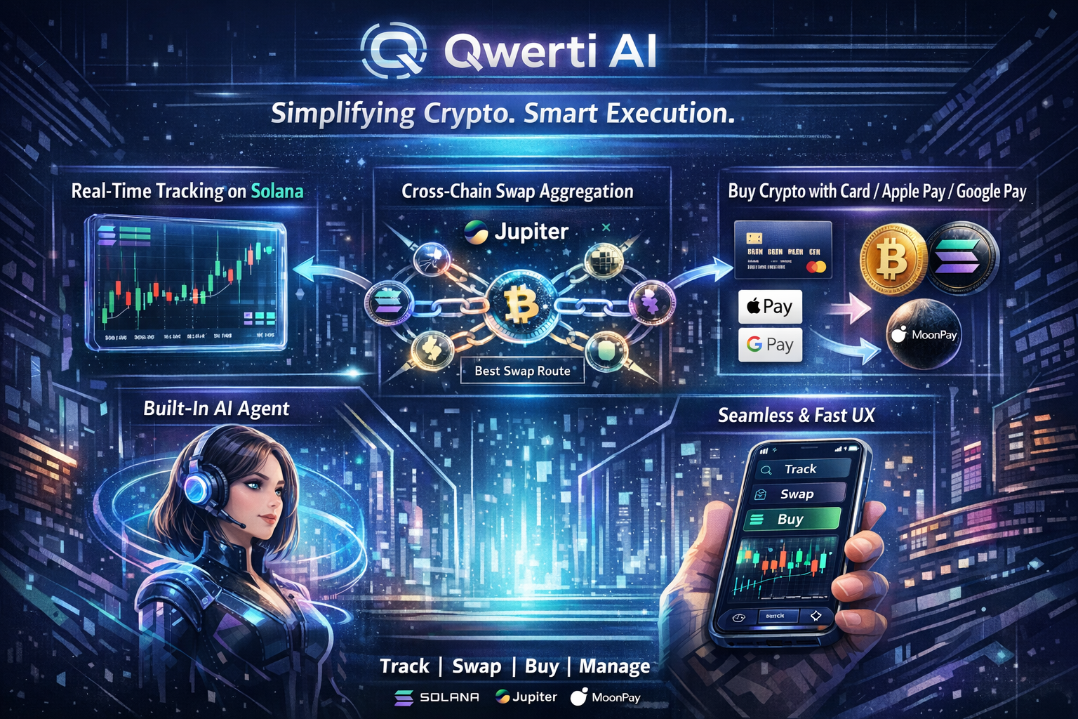 Qwerti AI: Simplifying Crypto with Smart Execution, Seamless Swaps, and Built-In Intelligence