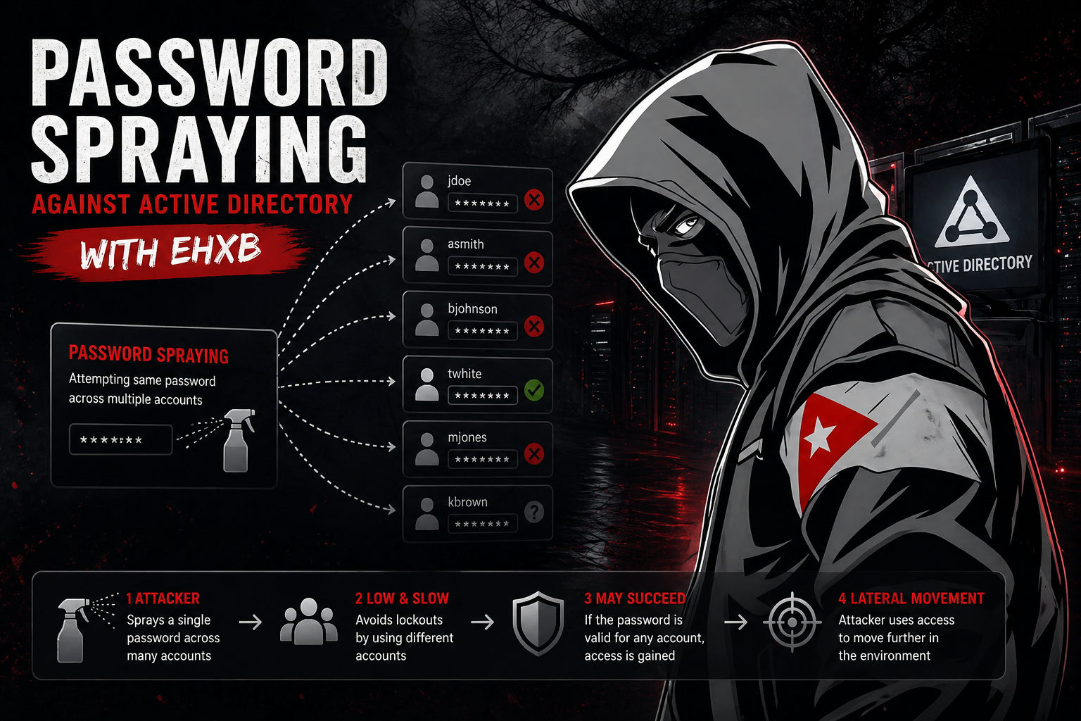 Ehxb | Password Spraying Attacks on AD