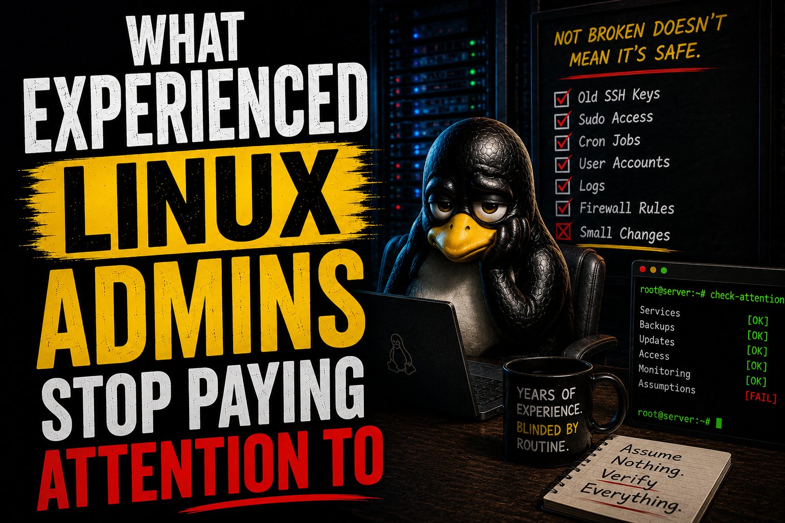 What Experienced Linux Admins Stop Paying Attention To